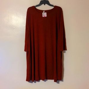 Zenana premium fired brick dress